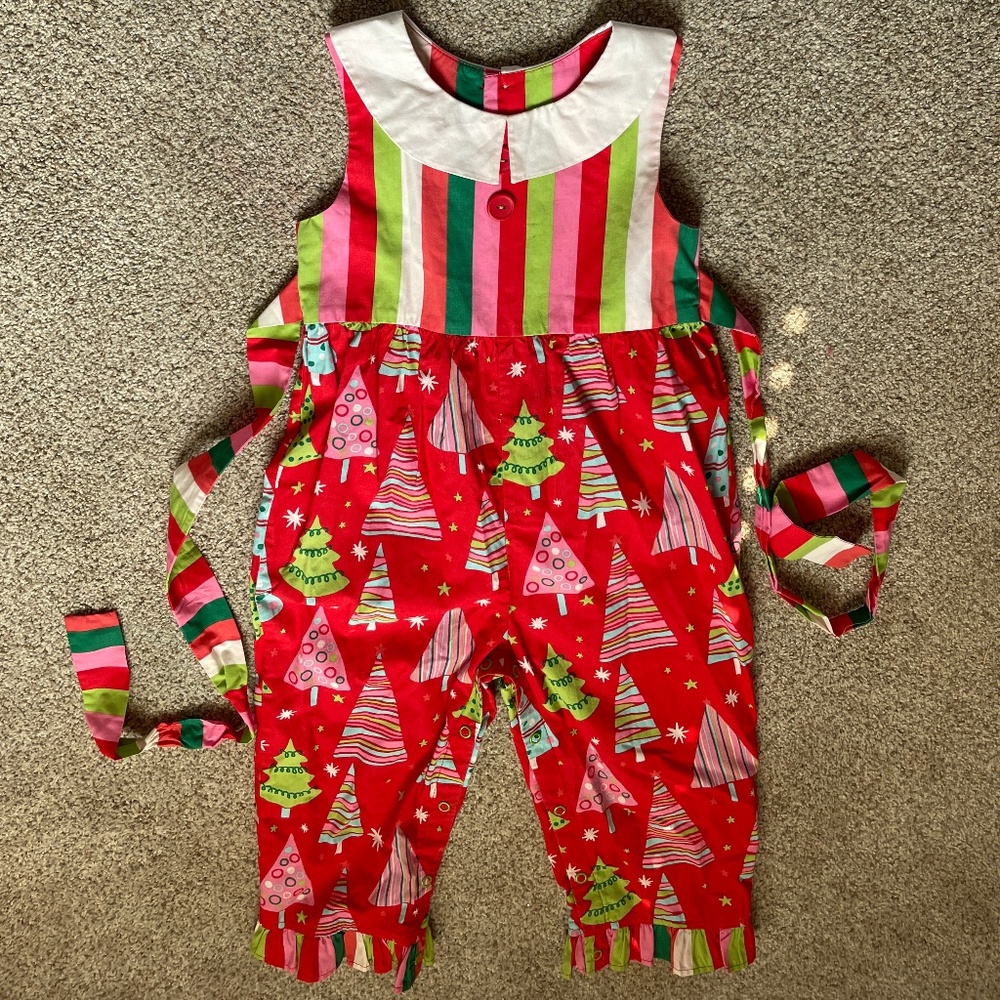 Eleanor Rose Christmas romper